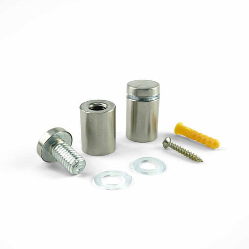 19mm × 30mm Standoff Fixing | Stainless Steel | Panel Mounting | 1-10mm Panels WeLoveLeds™