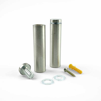 19mm × 80mm Standoff Fixing | Stainless Steel | Panel Mounting | 1-10mm Panels WeLoveLeds™