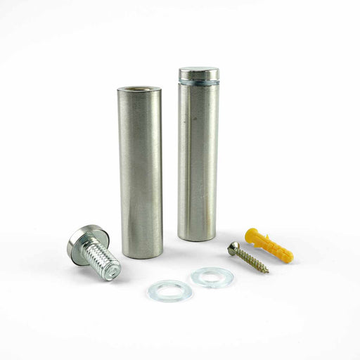 19mm × 80mm Standoff Fixing | Stainless Steel | Panel Mounting | 1-10mm Panels WeLoveLeds™