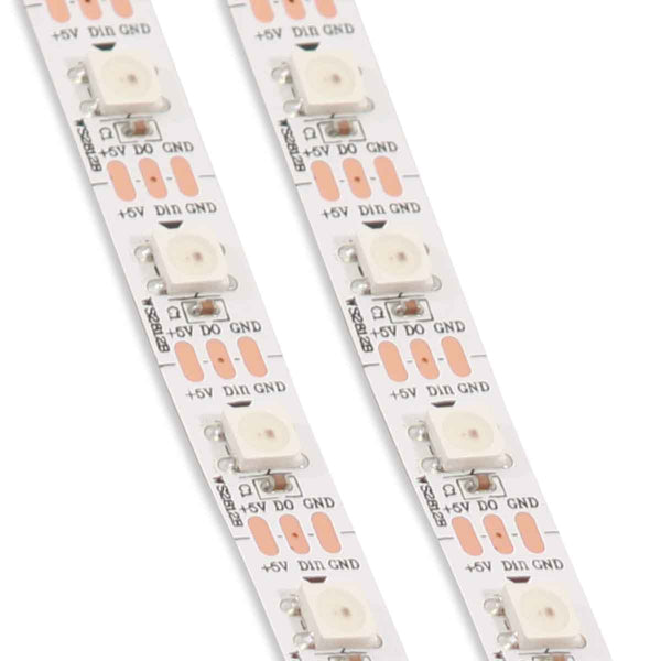 Pixel LED Strip | IP20 | 60LEDs p/m | 5v | 10mm | Cut every 16.5mm | 14.4w p/m | p/metre & reel