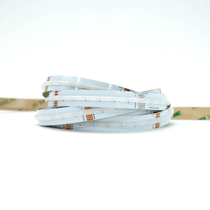 COB RGBW LED Strip | RGB + Cool White 6000K | 784 LEDs/m | 24V | IP20 | 19W/m | Cut Every 71.5mm WeLoveLeds