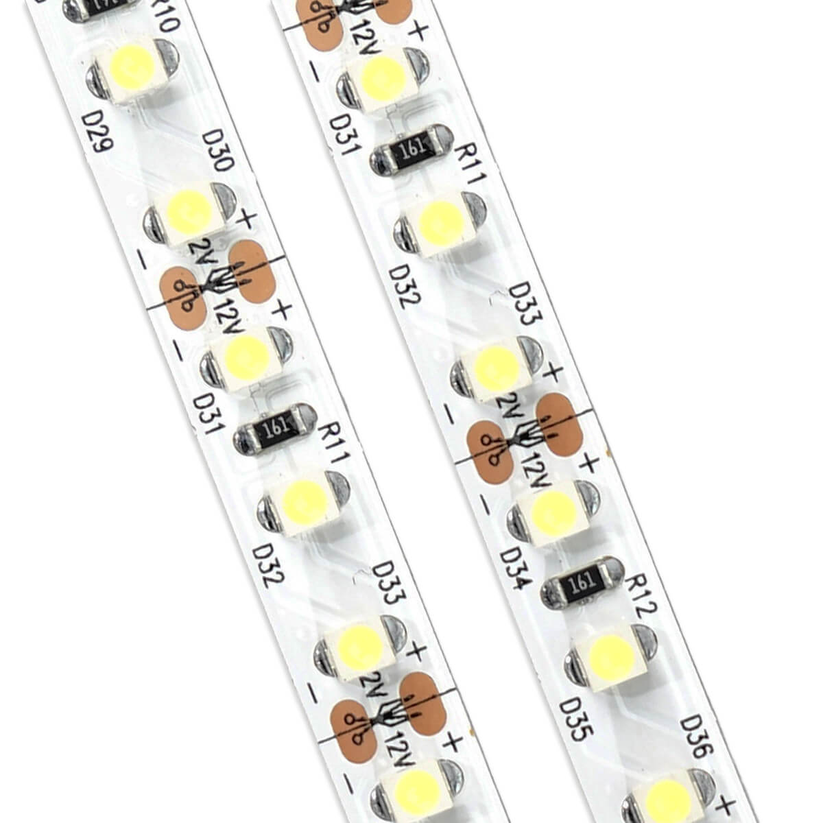 Classic LED Strip | IP20 | 120LEDs p/m | 12v | 8mm | Cut every 25mm | 9.6w p/m | p/metre & reel WeLoveLeds