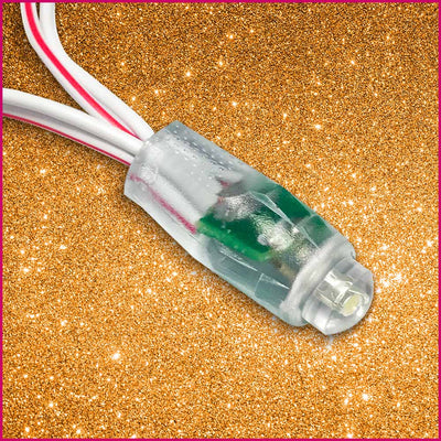 12mm Push-through RED | IP66 | 0.3w | 5v | 24Lm/w