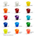 E14 Cabochon Cap & Base | 60mm × 63mm H | 15 Colours WeLoveLeds