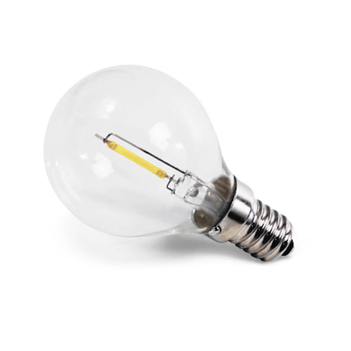 G45 Glass Bulbs | IP65 Compatible | 24V | 43mm | 0.5W | E14 Fitting WeLoveLeds