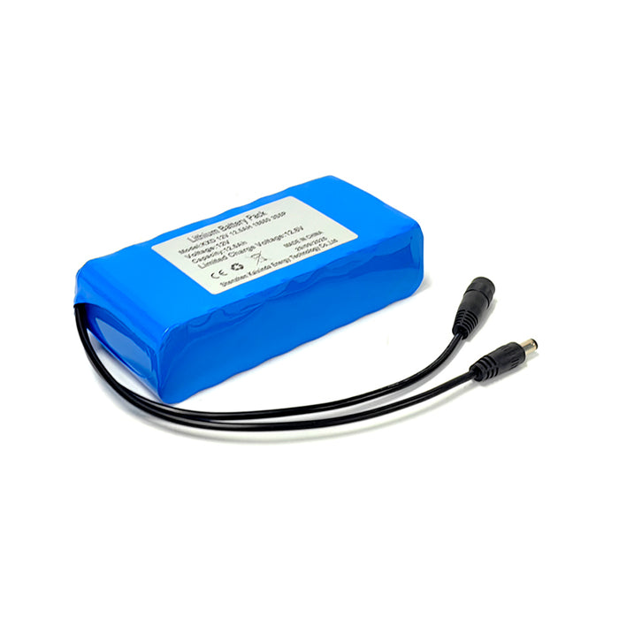 Rechargeable Battery Pack | 12V 12.5Ah | 150Wh | Li-ion | 5A Max Output | DC 5.5x2.1mm | IP20