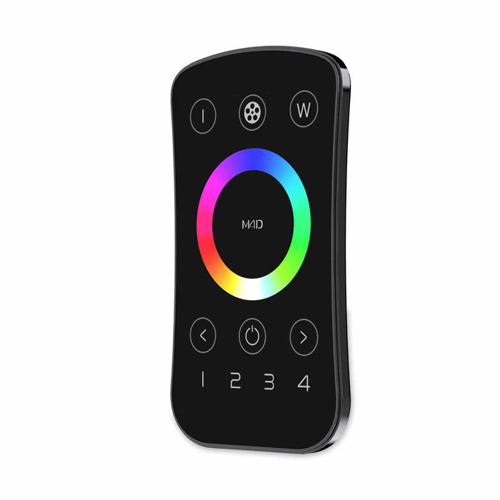 LTech M4D Remote | 4-Channel RGBW Control | Full Colour + White | 4-Zone Control | 2.4GHz RF | 30m Range | Wall Mount WeLoveLeds