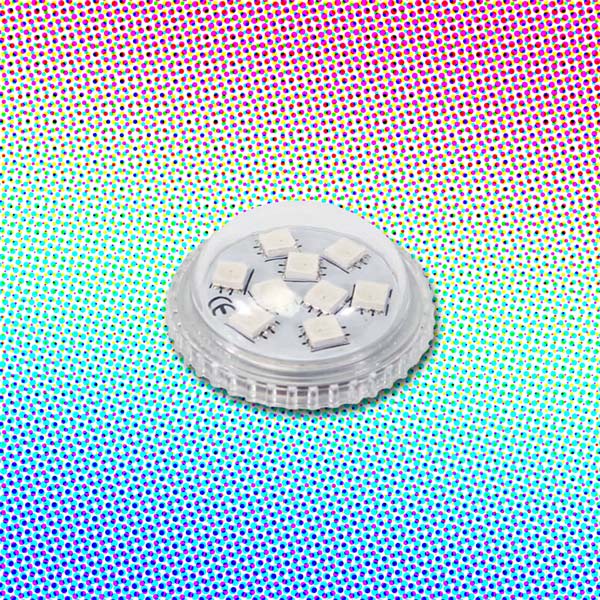 42mm RGB Pixel Cabochon | Individually Addressable | 12V | Complete Unit