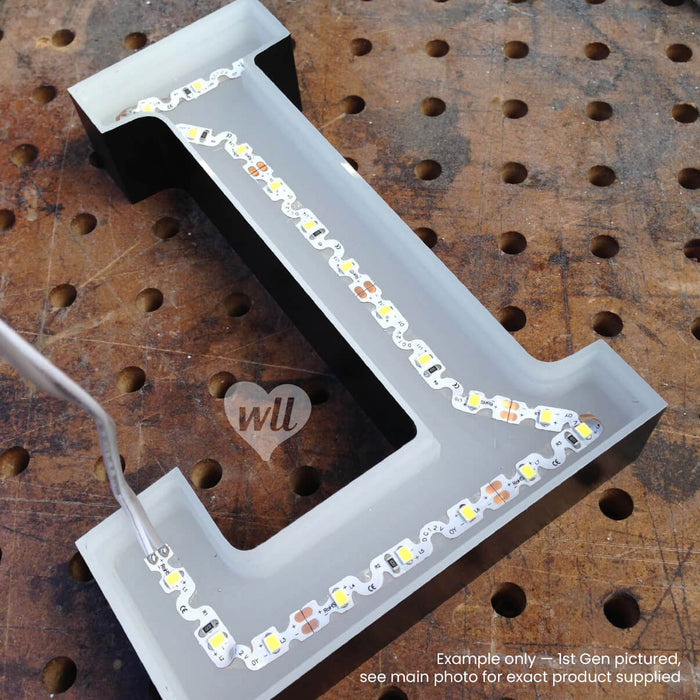 S-Type LED Strip | IP20 | 120LEDs p/m | 12v | 6mm | Cut every 25mm | 8w p/m | p/metre & reel WeLoveLeds