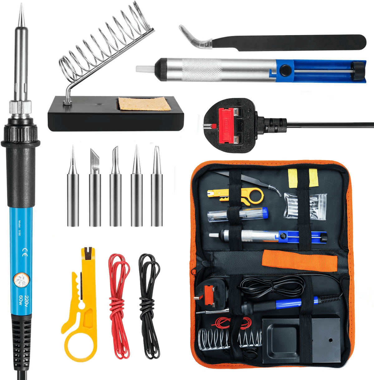 Soldering iron kit online 60w