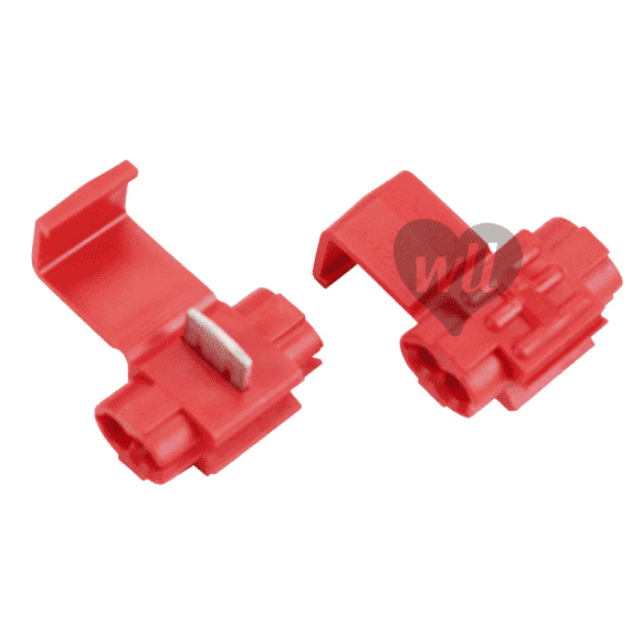 Cable Splice Connectors 100 pk Red — WeLoveLeds™