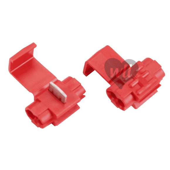 Splice Red Connector, 100pk Connectors WeLoveLeds 