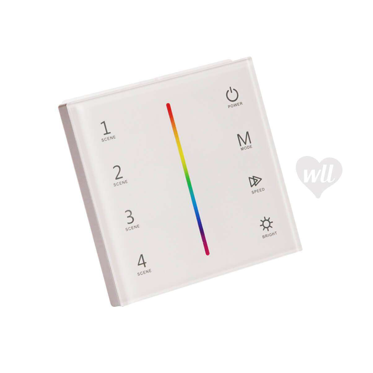 Wall Mounted RGB Controller 12A Lighting Controls We Love LEDs