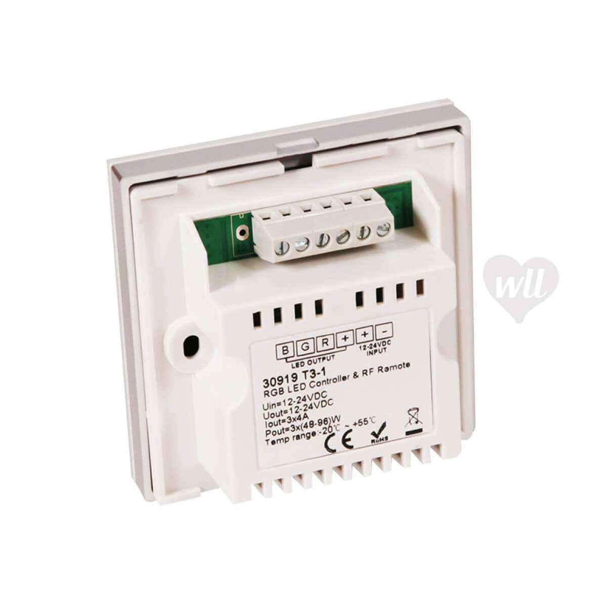 Wall Mounted RGB Controller 12A Lighting Controls We Love LEDs