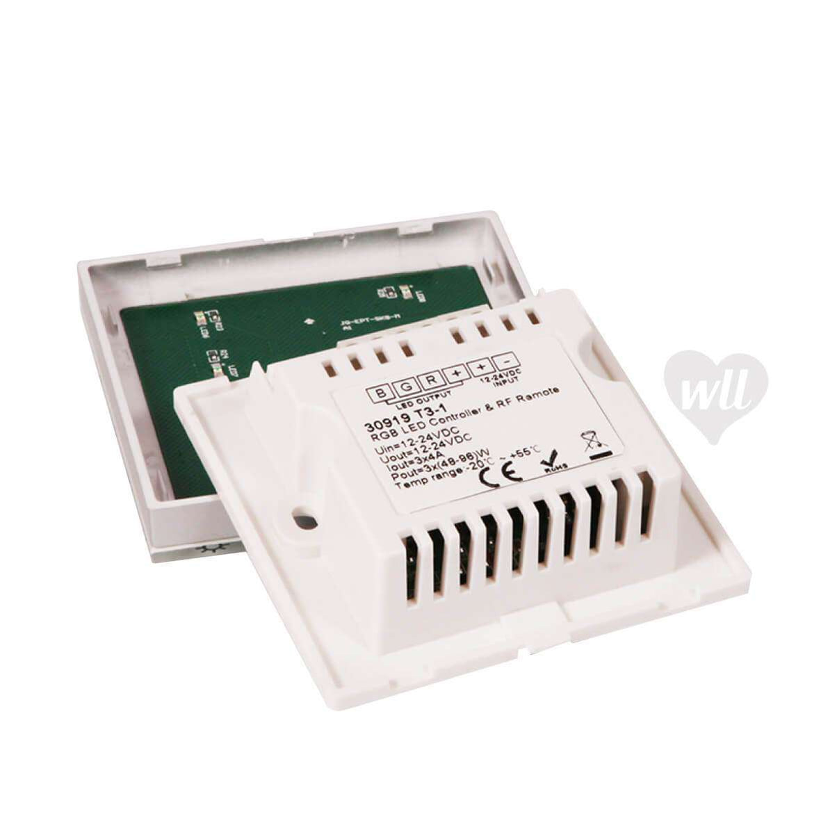 Wall Mounted RGB Controller 12A Lighting Controls We Love LEDs